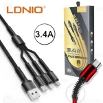 LDNIO LC93 Ultra Strong charge Cable 3 in 1