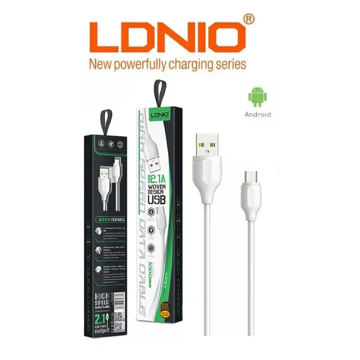 LDNIO LS371 Fast Charging and Data Transmitting Cable for Micro