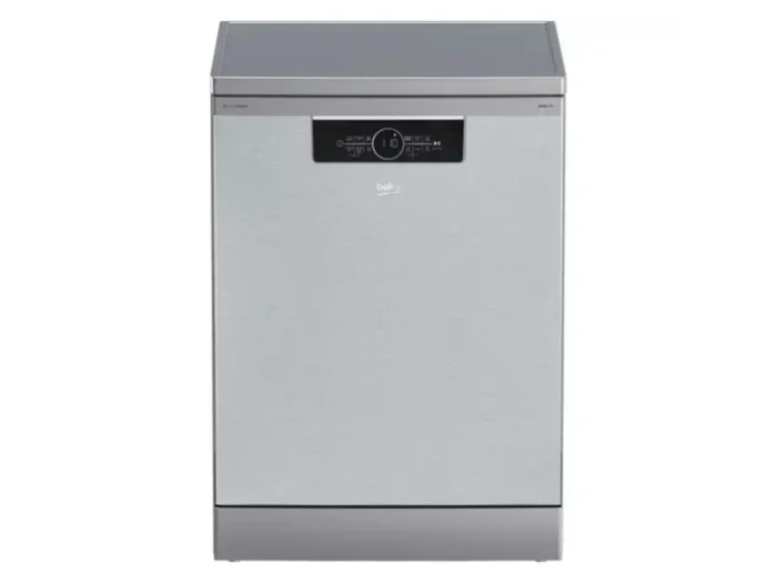 Beko Freestanding Dishwasher, 15 Person, 6 Programs, Inverter, Silver - BDFN36531XC