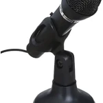 GIGAMAX GM-20 3.5mm AUX Microphone with Stand Black