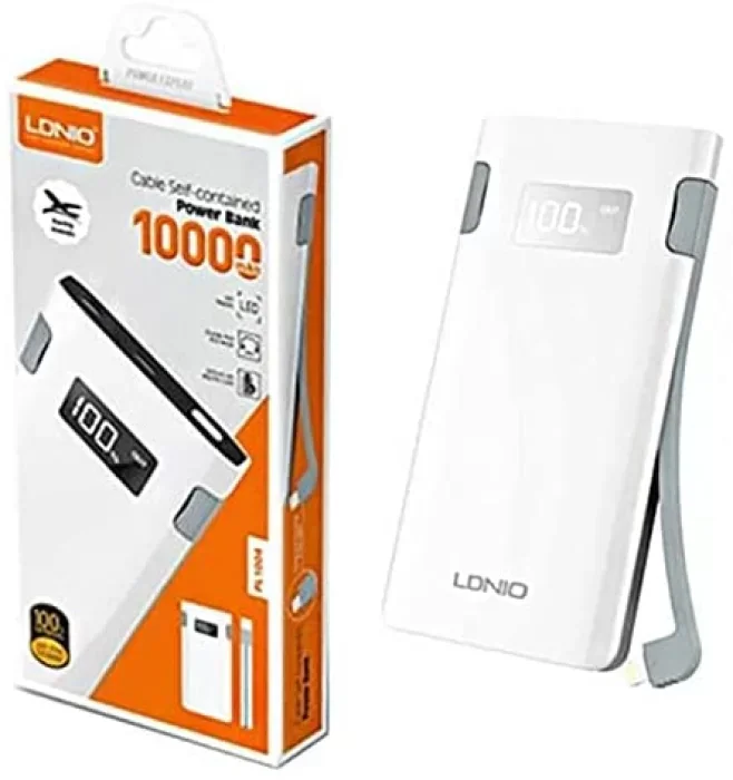 LDNIO - PL1004 Dual Cable Power Bank 10000MAh