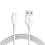 ANKER A8132H21 Charging Cable USB To Micro 1 Meter 12 Watt White
