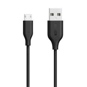 ANKER Charging Cable USB To Micro 1 Meter 12 Watt Black A8132H12