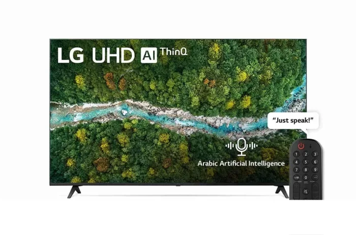LG UHD 4K TV 50 Inch 50UP7750PVB Series Cinema Screen Design Active HDR WebOS Smart AI ThinQ