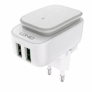 LDNIO A2205 Wall Charger with Night Light 2 Ports with Micro cable