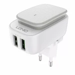 LDNIO  A2205 Wall Charger with Night Light and 2 USB with Lightning cable