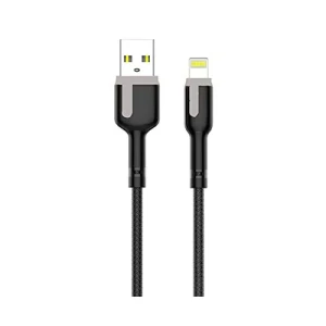 LDNIO LS531 Fast Charging Lightning USB Cable 2.4A 1M - Black