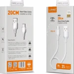 LDNIO LS540 Charging Cable For Lightning 20cm2.4A  White