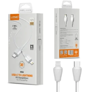 LDNIO LC131-I Charging Cable Type-C To Lightning 1M 30W  White