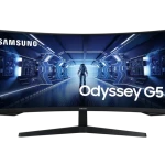 Samsung Odyssey G5 Ultra WQHD 34 Inches 1000R Curved Gaming Monitor 165Hz 1MS FreeSync Premium - LC34G55TWWMXZN