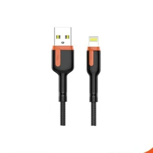 LDNIO LS592 Fast USB Lightning Charging Data Cable 2M  - Black