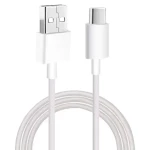 Xiaomi Mi USB Type C to USB A Fast Charging Cable 1 m White 3 Months Warranty