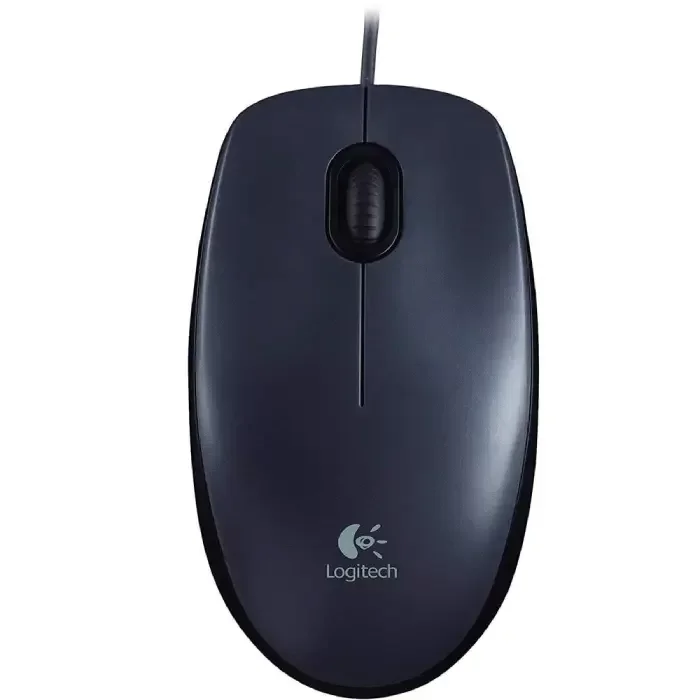 Logitech M90 Wired USB Mouse - Black