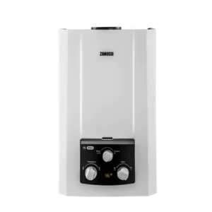 Zanussi 10 Liter Delta Gas Water Heater With Season Selection Knob White - ZYG10113WL