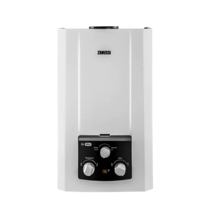 Zanussi 10 Liter Delta Gas Water Heater With Season Selection Knob White - ZYG10113WL