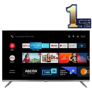 SHARP FHD Frameless TV 43 Inch, Android, Built-In Receiver 2T-C43DG6EX