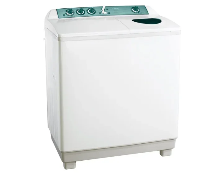 TOSHIBA Washing Machine Half Automatic 12 Kg 2 Motors White VH-1210SP