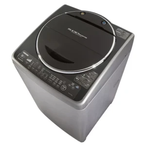 TOSHIBA Washing Machine Top Automatic 15 Kg, SDD Inverter, Silver - AEW-DC1500SUP(SS)