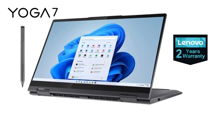 Lenovo Yoga 7-14IAL7 2-in-1 Laptop Intel Ci7-1255U 16GB RAM 1TB SSD 14-inch 2.2K Touch Intel Graphics Win11 2 Years Warranty Storm Grey