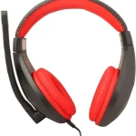 GIGAMAX 530  headphone With Mic  2 Jack  Black Red