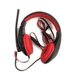 GIGAMAX 530  headphone With Mic  2 Jack  Black Red