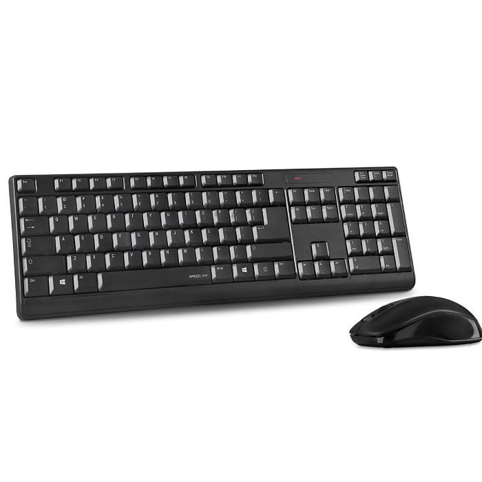 SPEEDLINK SL-640304-BK Wireless Keyboard And Mouse Deskset