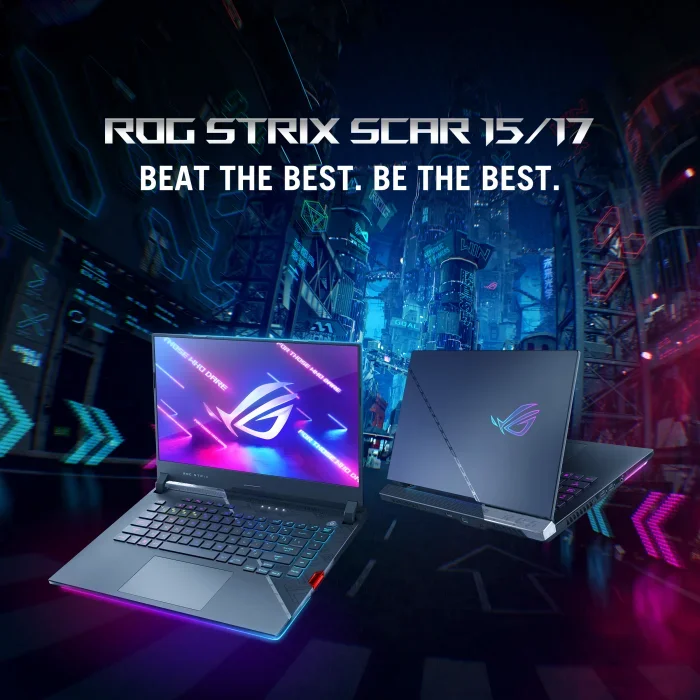 Asus ROG Strix Scar 15 G533ZX-LN060W Gaming Laptop 15.6 inch WQHD 240Hz Intel Ci9-12900H 32GB RAM 1TB SSD RTX 3080Ti 16GB Win11 90NR08E2-M005A0
