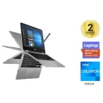 Asus VivoBook TP401MA-BZ001W 2-in-1 Laptop 14-inch HD Touch Intel Celeron N4020 4GB RAM 256GB SSD Intel UHD Graphics Win11 Grey 90NB0IV1-M005H0