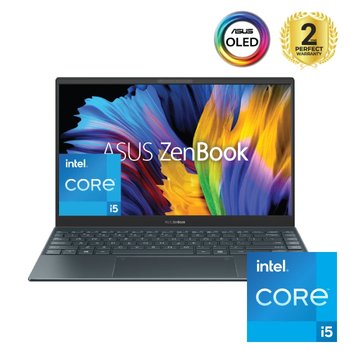 Asus Zenbook 13 OLED UX325EA-OLED005W Laptop13.3-inch OLED FHD Intel Ci5-1135G7 8GB RAM 512GB SSD Intel Iris Xe Graphics Win11 90NB0SL1-M00C10 +Sleeve
