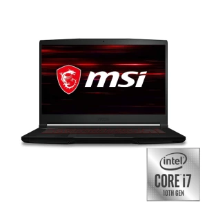 MSI GF63 Thin 10SCXR Gaming Laptop Intel Ci7-10750H 8GB RAM 1TB + 256GB SSD NVidia GeForce GTX 1650 4GB 15.6-inch FHD 60Hz DOS