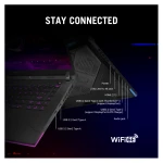 ASUS ROG Strix Scar 18 G834JY-N6033W Gaming Laptop Intel Ci9-13980HX 32GB 2TB SSD NVIDIA GeForce RTX 4090 16GB 18-Inch QHD 240Hz WIN11 90NR0OG1-M002S0
