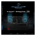 ASUS ROG Flow Z13 GZ301ZE-LC178W Gaming Laptop 13.4 Inch UHD Intel Ci9-12900H16GB RAM 1TB SSD RTX 3050Ti 4GB ROG XG Mobile GC31S FingerPrint Win11