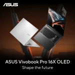 ASUS Vivobook Pro 16X OLED M7600QC-OLED007W Laptop 16 inch 4K OLED AMD R7-5800H 16GB RAM 1TB SSD RTX 3050 4GB  Finger Print Win11 90NB0V81-M02250