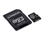 كينغستون SDCS MicroSD مع محول SD فئه 10 كانفاس سعة 128 جيجابايت