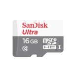 بطاقة ذاكرة سانديسك  بسعة 16 جيجا  MicroSDHC UHS-I من الفئة 10