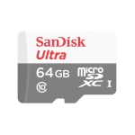 سانديسك 64 جيجابايت الترا بطاقة ذاكرة microSDXC  100 ميجابايت/ثانية فئة 10 UHS-I