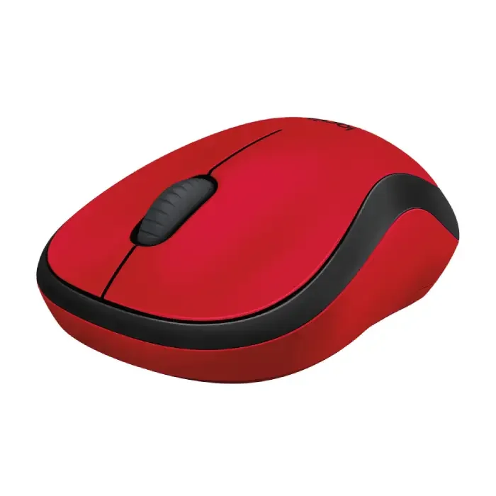 Logitech M220 Silent Wireless Mouse Red