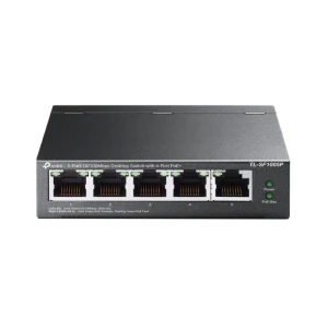 TP-Link TL-SF1005P 5-Port 10/100Mbps Desktop Switch 4-Port PoE+