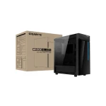 Gigabyte C200 Glass ATX Mid Tower PC Computer Case Black GB-C200G