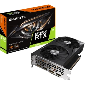 Gigabyte NVIDIA GeForce RTX™ 3060 WINDFORCE OC 12G Graphics Card GV-N3060WF2OC-12GD