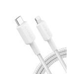 Anker 322 Type-C To Lightning Cable Fast Charging 3ft White - A81B5H21