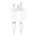 Apple Power Adapter 20W 3-Pin 1 Port Type-C With Type-C to Lightning Cable For iPhone 12 - MHJF32P/A - 14 Day Warranty