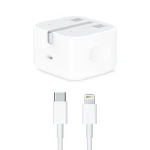 Apple Power Adapter 20W 3-Pin 1 Port Type-C With Type-C to Lightning Cable For iPhone 12 - MHJF32P/A - 14 Day Warranty