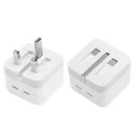 Apple 35W Dual USB-C Port Compact iPhone Power Adapter - White