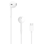 Apple Wired Earphone USB-C Type-C Connector For iPhone 15 - MTJY3FE/A – White - 14 Day Warranty