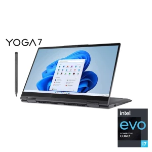 Lenovo Yoga 7 14IAL7 2-in-1 Laptop Intel Ci7-1255U 16GB RAM 1TB SSD 14-inch 2.2K Touch Intel Graphics Win11- Storm Grey - 82QE0056ED