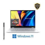 ASUS Vivobook S 14 Flip TN3402YA-LZ007W Laptop AMD R7 7730U 8GB RAM 512GB SSD 14.0” WUXGA Touch AMD Radeon Graphics Win11 + Pen - 90NB1112-M00EE0