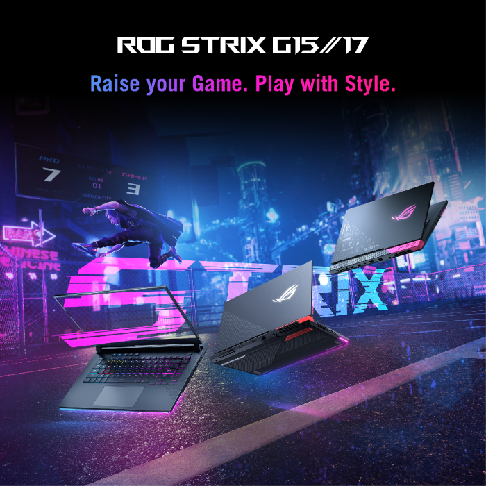 Asus ROG Strix G15 G513RC-HN088W Gaming Laptop 15.6-inch144Hz AMD R7-6800H 16GB RAM 512GB SSD NVidia GeForce RTX 3050 4GB Win11 90NR08A5-M006P0 Grey