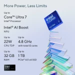 لاب توب اسوس زين بوك S13 OLED UX5304MA-NQ007WS شاشة 13.3 بوصة 3كيه OLED انتل كور الترا 7-155U رام 16 جيجا 1 تيرا SSD انتل جرافيكس Win 11, أزرق + جراب
