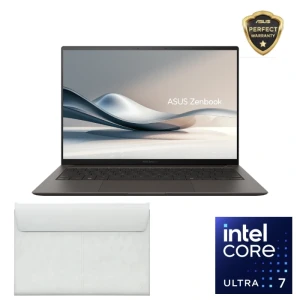 Asus Zenbook S14 OLED UX5406SA-PV007W Laptop Intel Core Ultra 7 258V, 32GB RAM 1TB SSD, 14” OLED 12Hz, Intel Arc Graphics Win11 Grey - 90NB14F1-M00CL0